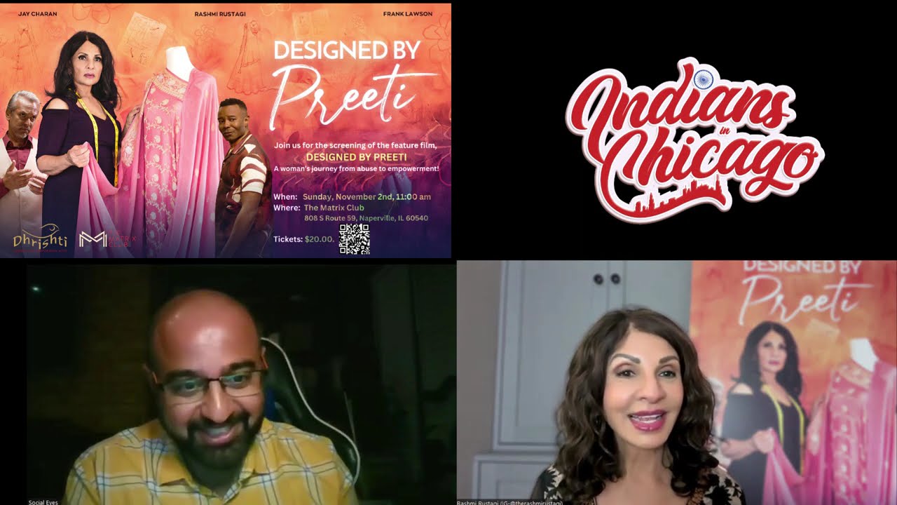 Rashmi Rustagi on Designed by Preeti, Domestic Violence and More | Indians in Chicago Podcast