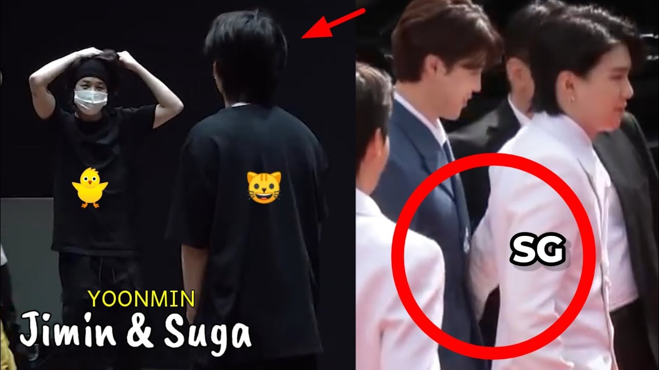 yoonmin beautiful moments make my heart melt ♡ Yoongi loves Jimin