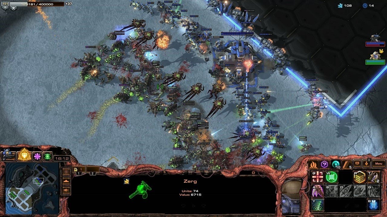 Starcraft 2 - Arcade - Direct Strike - 1vs1 - Zerg - #261
