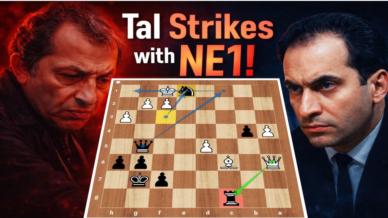 Queen Invasion on the Dark Squares as Tal Unleashes a Relentless Endgame Assault