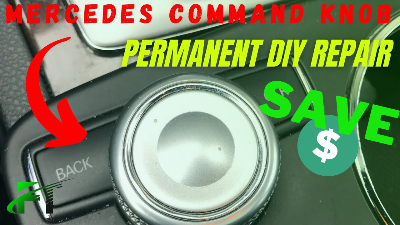 SAVED OVER $300 l HOW TO REMOVE & REPAIR MERCEDES COMMAND CONTROL KNOB l RESTORE SCROLLING FUNCTION!