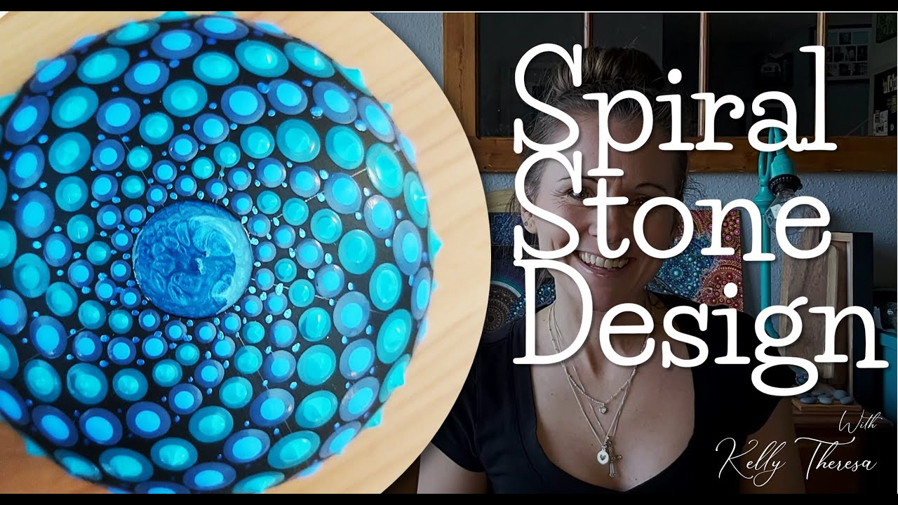 Spiral Mandala Stone Tutorial