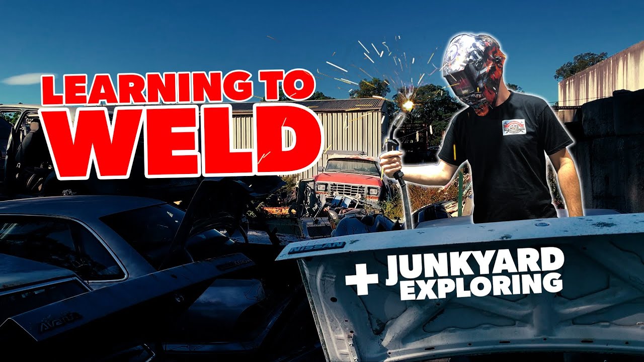 Ford F100 Project - Part 2 - Learning to Weld! + Junkyard exploring