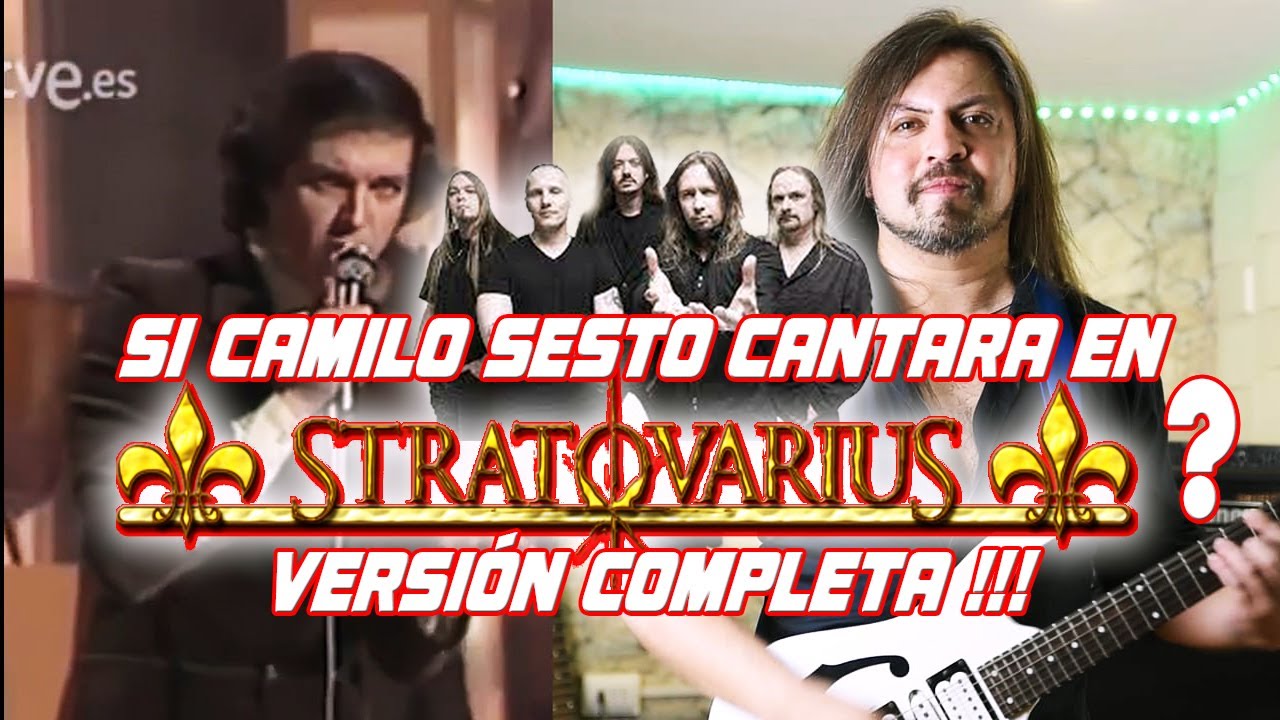 Si Camilo Sesto cantara en Stratovarius ( Versión Completa ) - Vivir así es Morir de Amor
