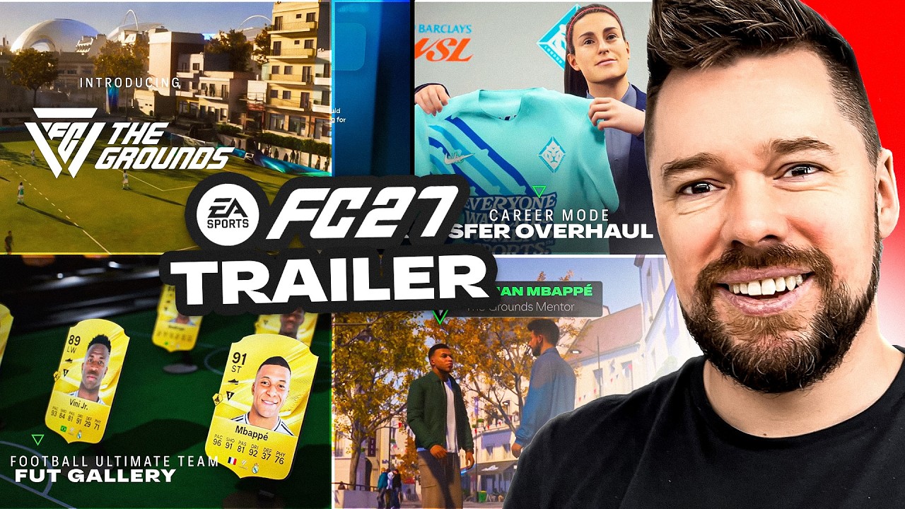 Реакция на официальный трейлер EA Sports FC 27!