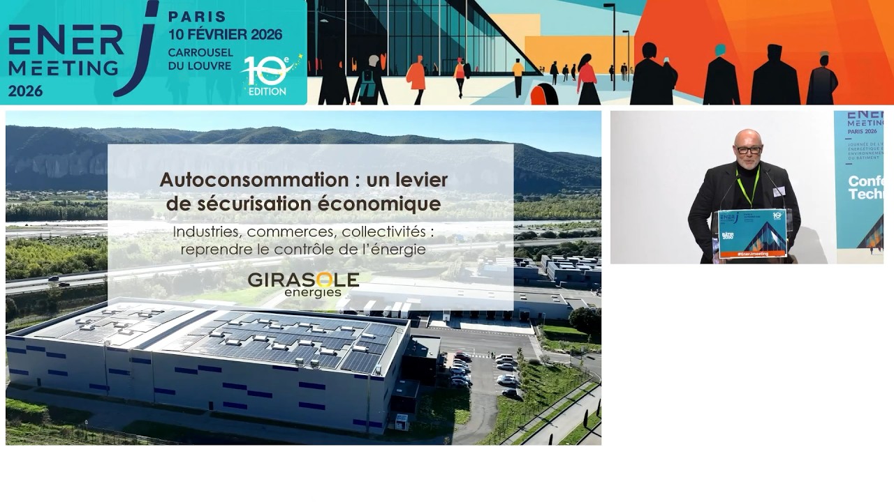 Conférence EnerJ-meeting 2026 Paris : Autoconsommation - un levier de sécurisation économique