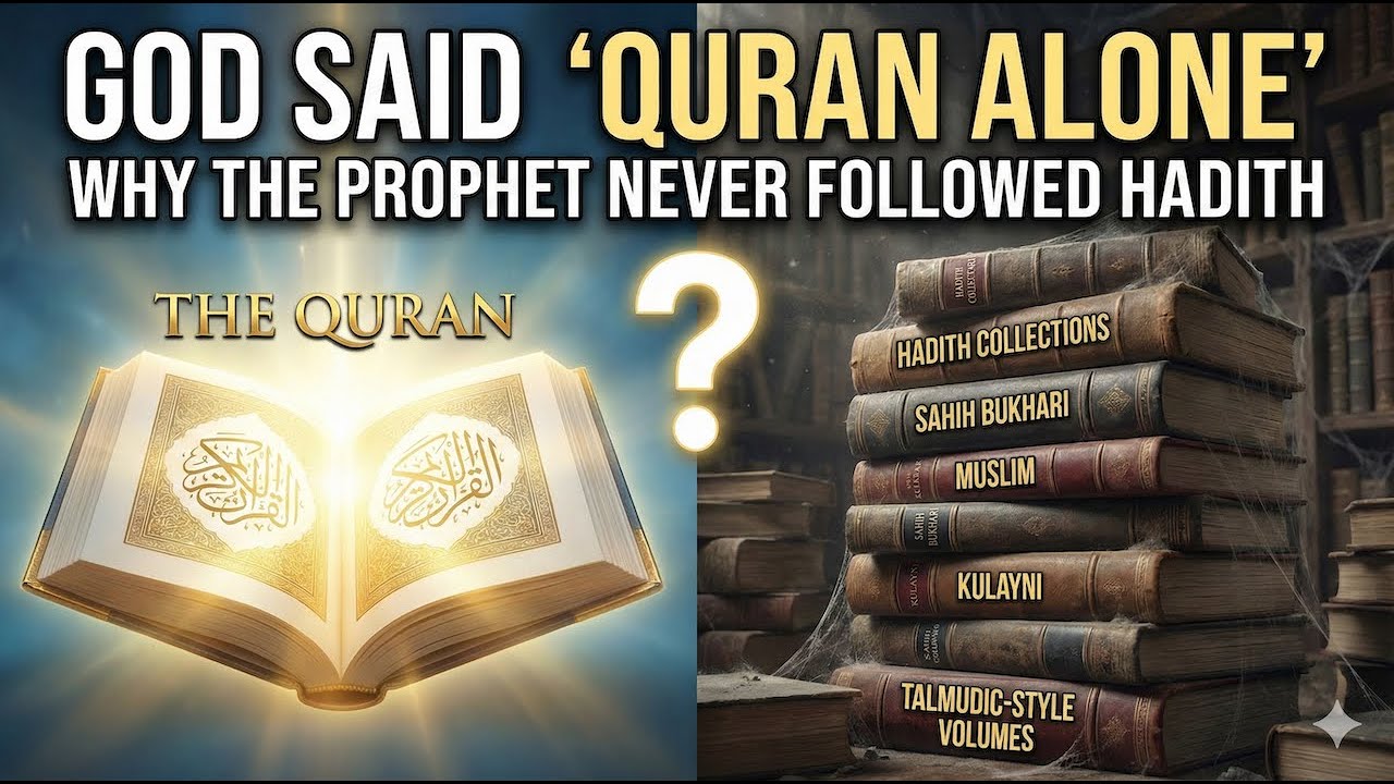 God Said 'Quran Alone': Why the Prophet Never Followed Hadith | Ad-Da'ee #hadith #quran  #islam