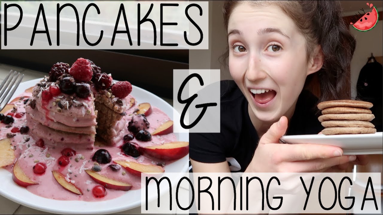 WEEKLY VLOG | THE EASIEST PANCAKE RECIPE, DAILY MORNING YOGA ROUTINE + DANCER MUSCLE SORENESS