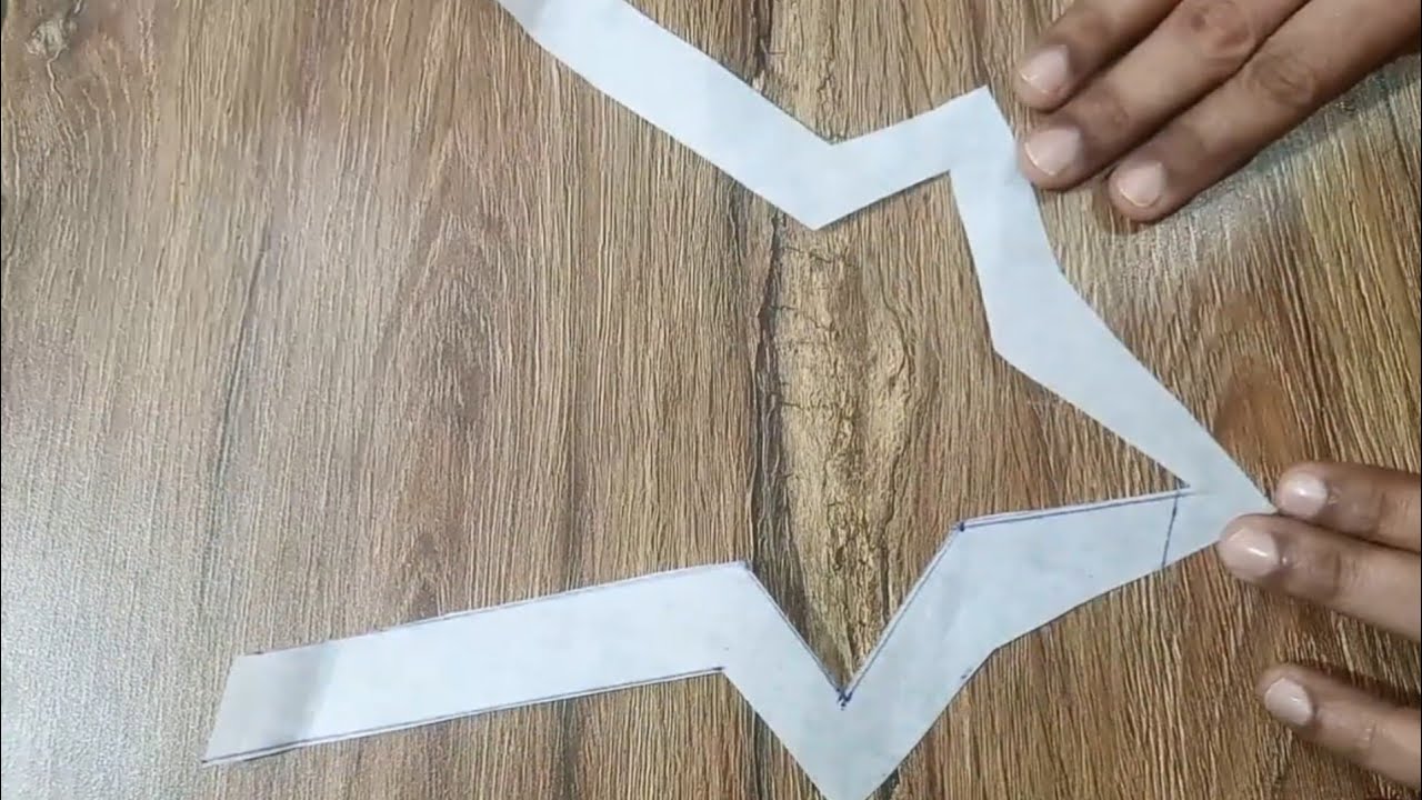 Fancy Star Neck Design I Drafting and Cutting I Fashion World 🌎