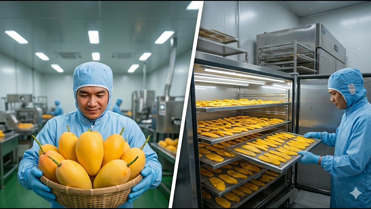 Inside a Modern Dried Mango Factory  How Fresh Mangoes Become Export Quality Snaa