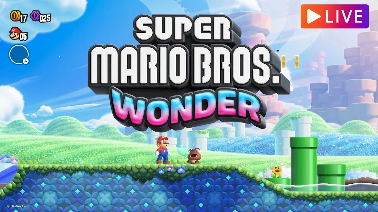 Super Mario Wonder live| Let's experience our Childhood again