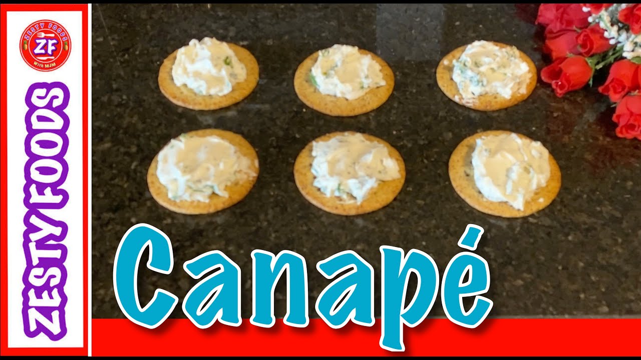 Canap&eacute; Recipe | Canap&eacute;s Easy n Quick Recipe | Zesty Foods with MJM | ZF