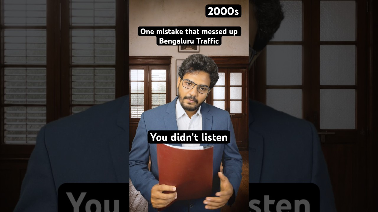 Can Bengaluru traffic ever be solved? #shorts #bangalore