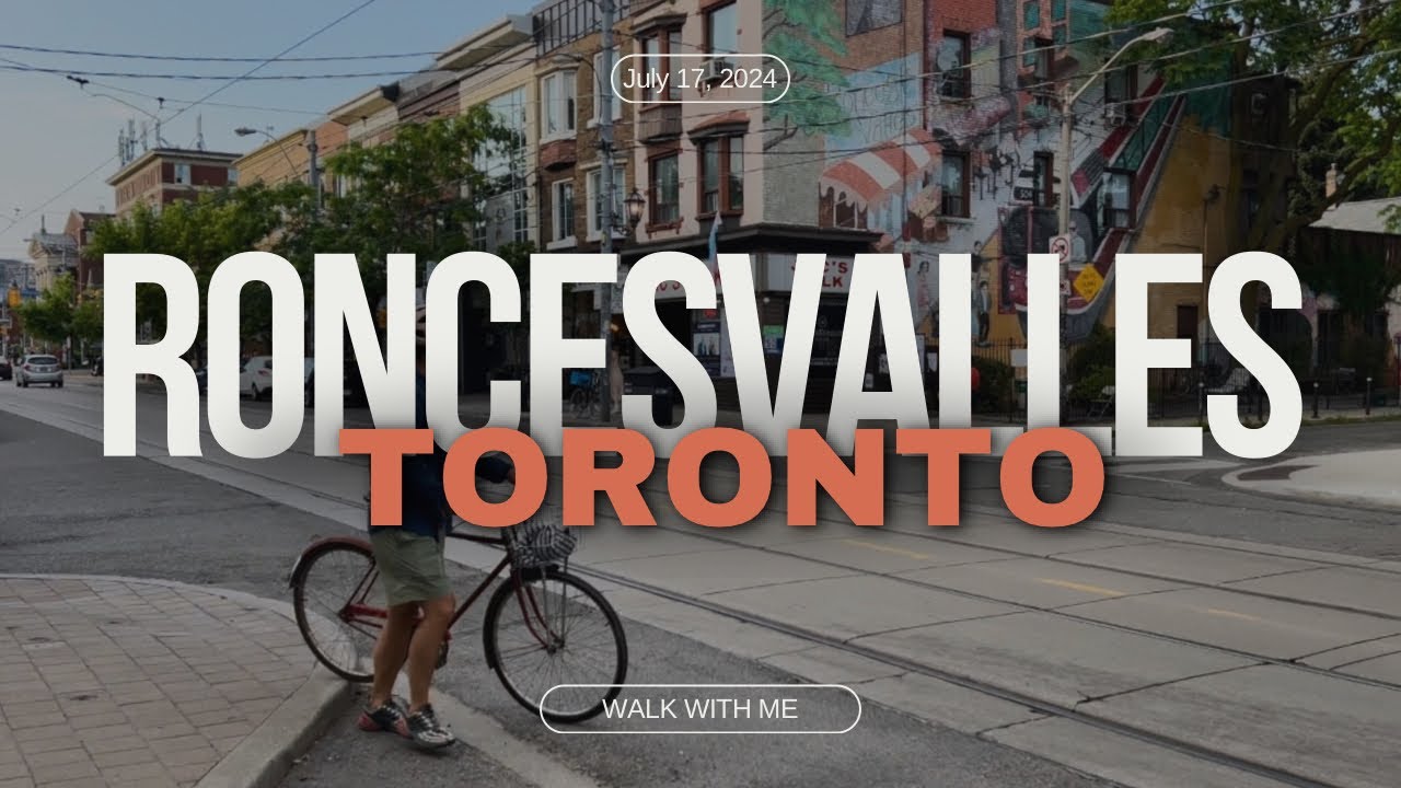Walk with me: Roncesvalles,Toronto (Narrated)