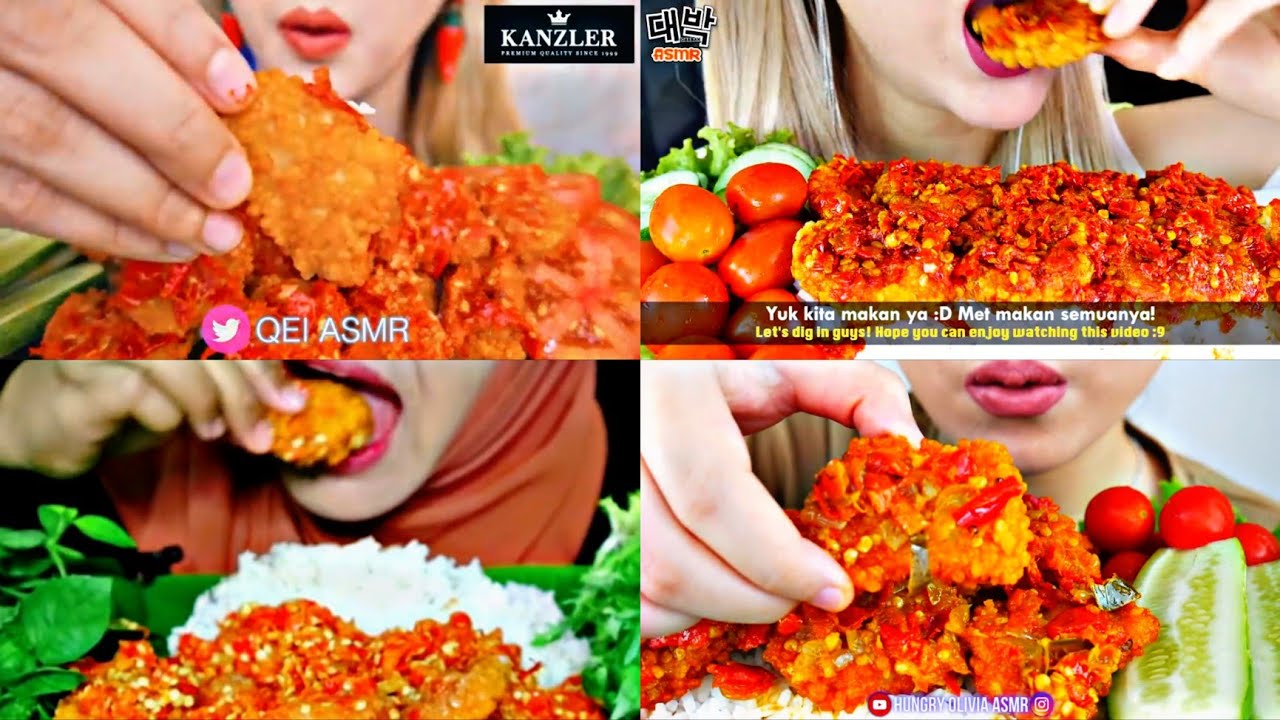 ASMR/MUKBANG NUGGET GEPREK COMPILATION