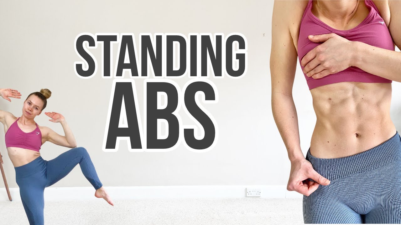 10 Minute STANDING ABS Workout (No Equipment)