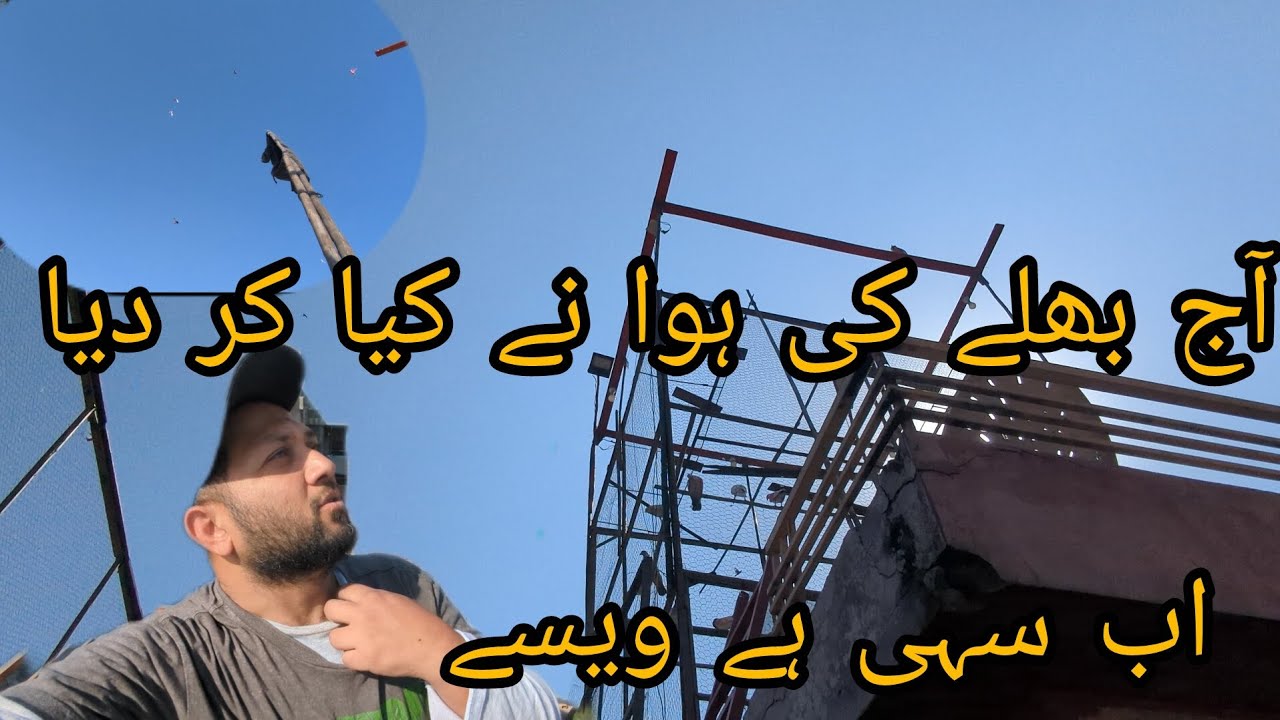 Ajj tezz hawa ny to kamal hi kr diya.😱😱//butt pigeon vlogs