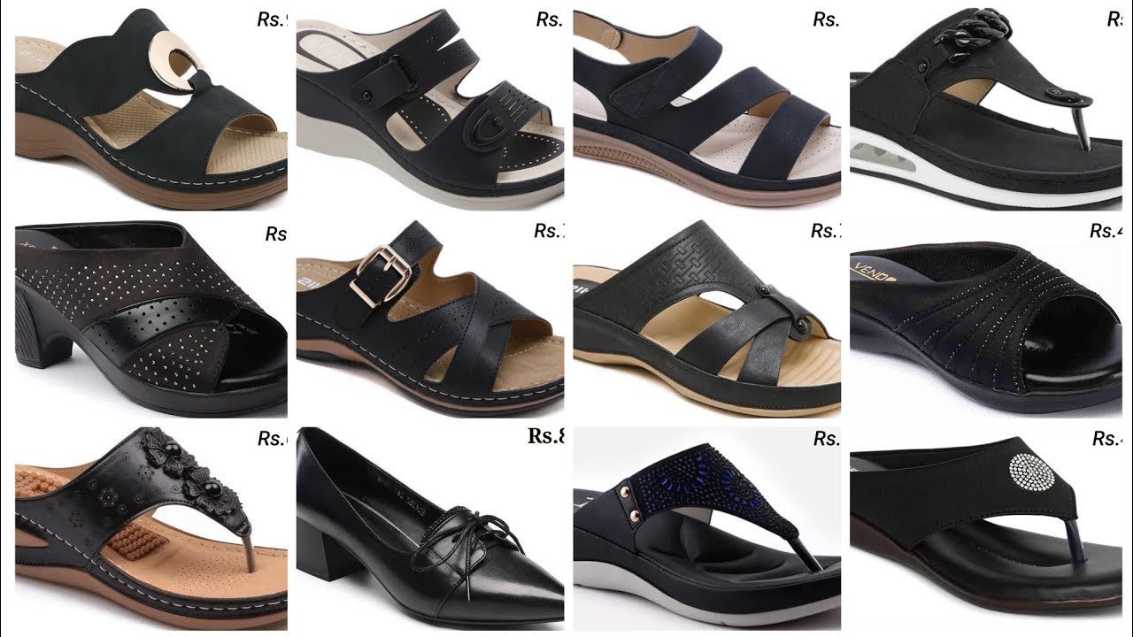 BATA BLACK EXTRA SOFT COMFORT FOOTWEAR FOR LADIES | SANDALS SHOES SLIPPERS HIGH HEELS WEDGES CHAPPAL