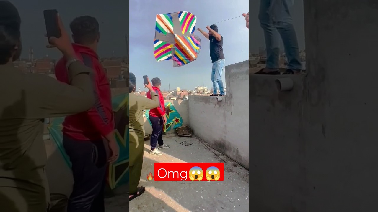 Kite Video Big Kite😱 Kite Flying #kiteflying #kites #kite #patang #ytshorts #trending #shorts #viral