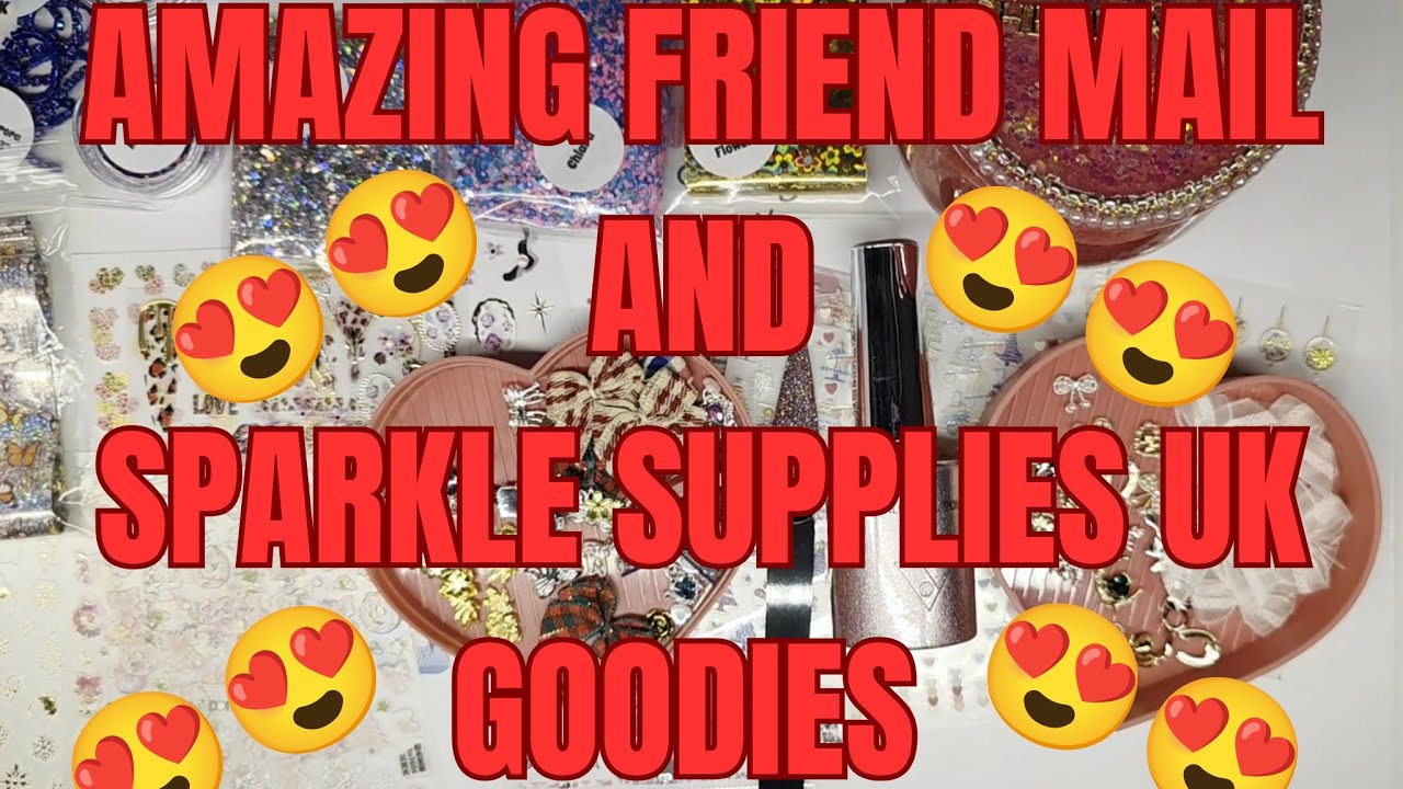 AMAZING FRIEND MAIL FROM PINK PIXIE TIPS | SPARKLE SUPPLIES UK GOODIES TOO 😍😍