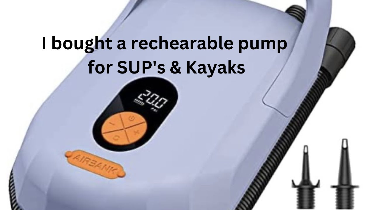 Airbank Rechargeable High Pressure Pump For Inflatable SUP's/KAYAKS