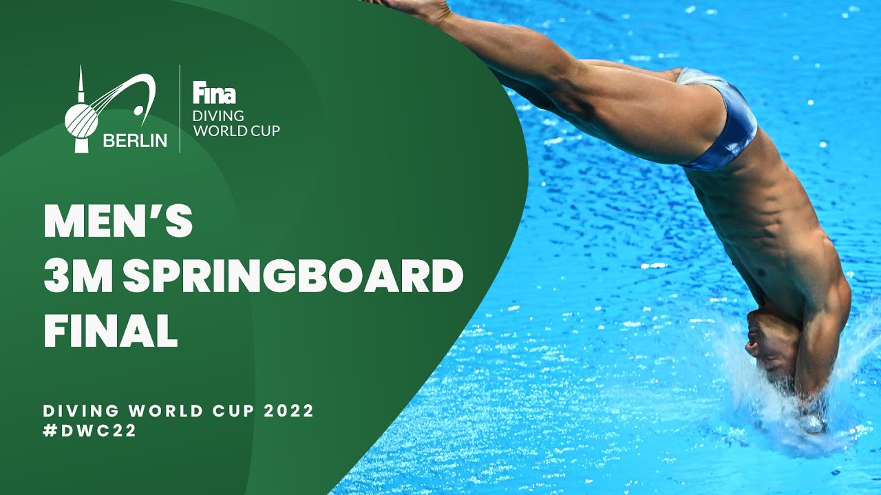 LIVE: Diving World Cup 2022 Berlin | Men’s 3m Springboard FINAL