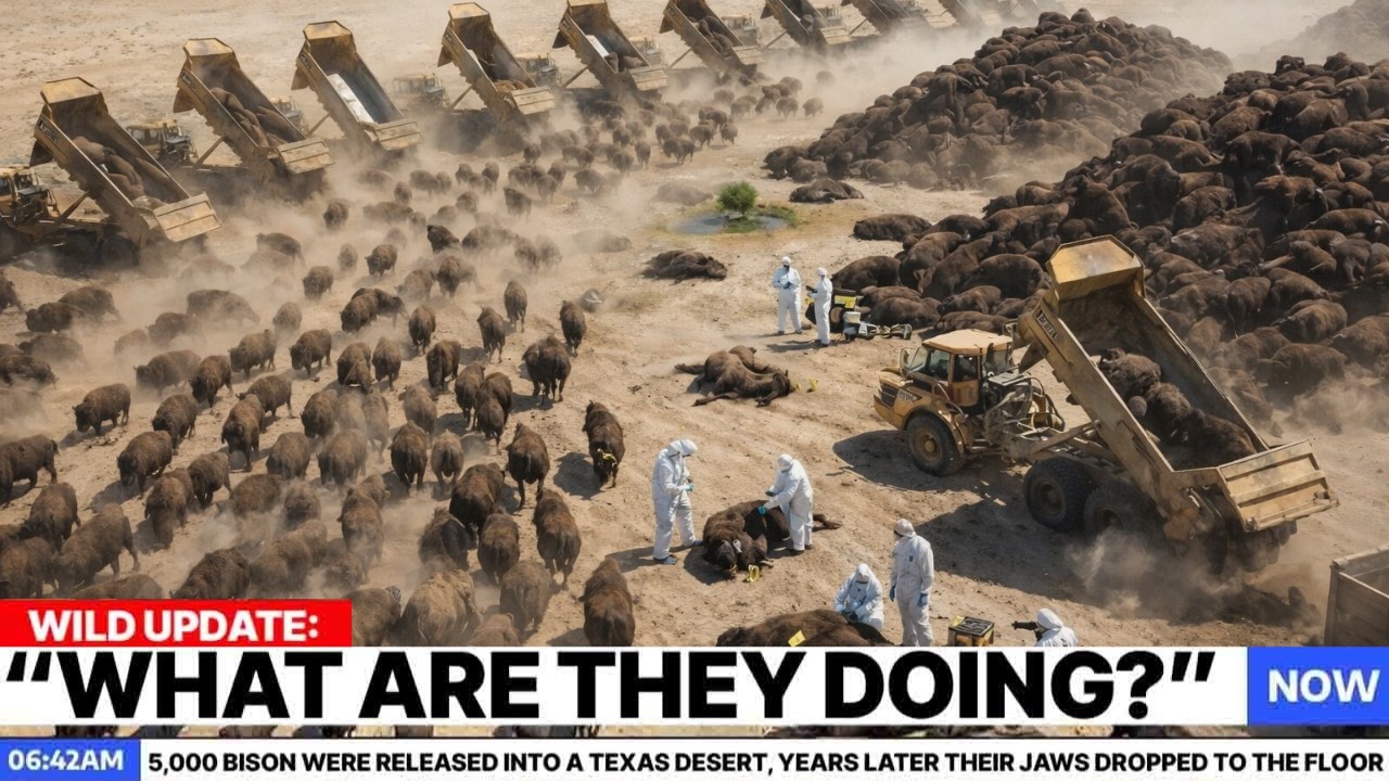 5,000 Bison Were Released Into a Texas Desert, Years Later Their Jaws Dropped to the Floor