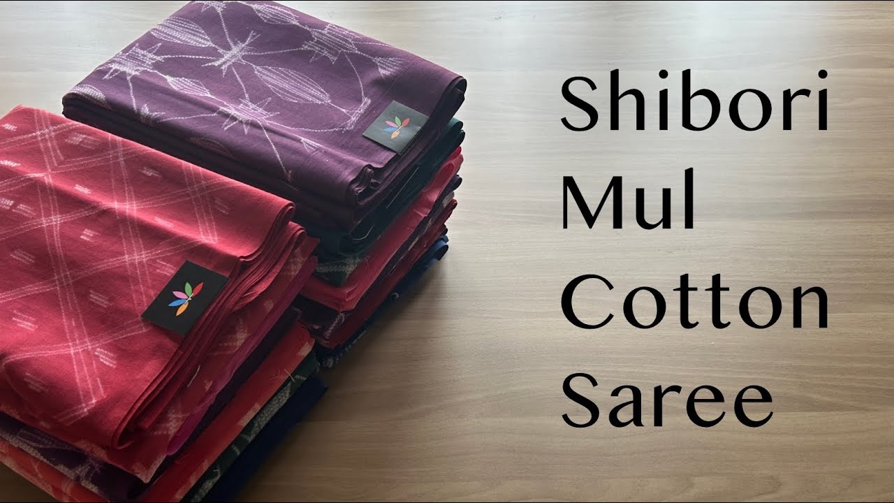 Detailed Video - Shibori Mul Cotton Sarees | Shop on www.fabk.in | Whatsapp : 7338872202 #shibori