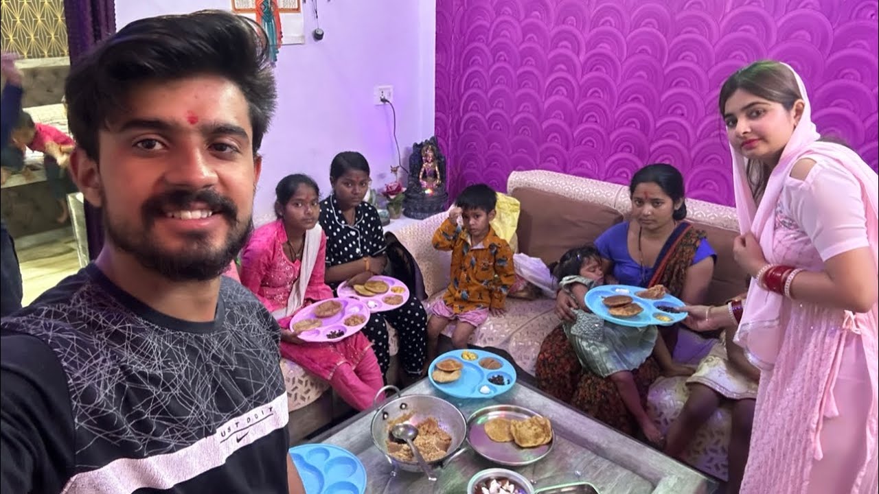 Nayi Bahu k Phele Navratre😍 Kanjak Hui Sari Khush🥰