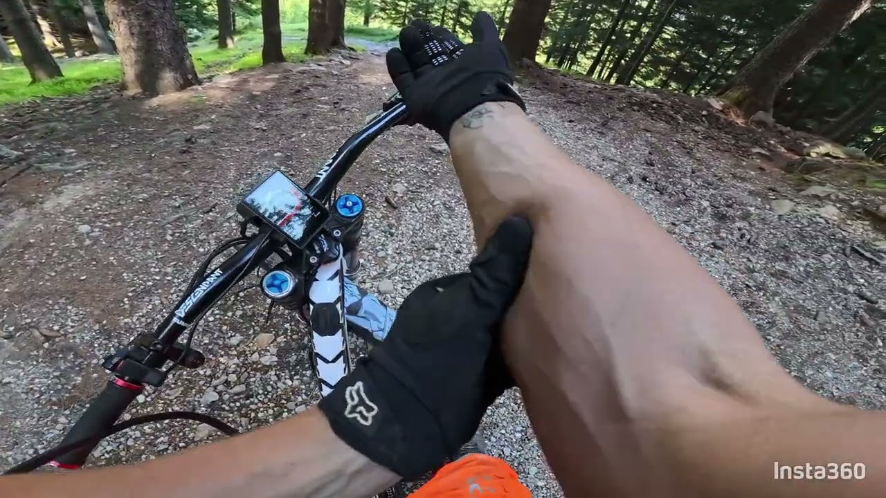 alpine trail riding (cyc x1 pro gen4 on a trek session 88)