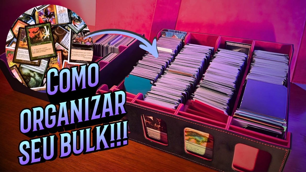 A MELHOR forma de ORGANIZAR suas cartas de MAGIC? Veja como eu organizo minha coleção
