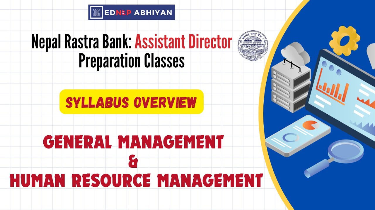 General Mgmt & HRM For NRB Exam | Syallbus Overview | Day - 1 | NRB Officer Level Online Classes |