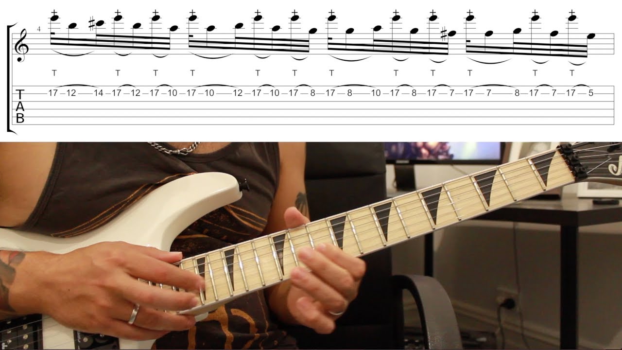 Как играть «One» Metallica: урок игры на гитаре соло с табулатурами, часть 3