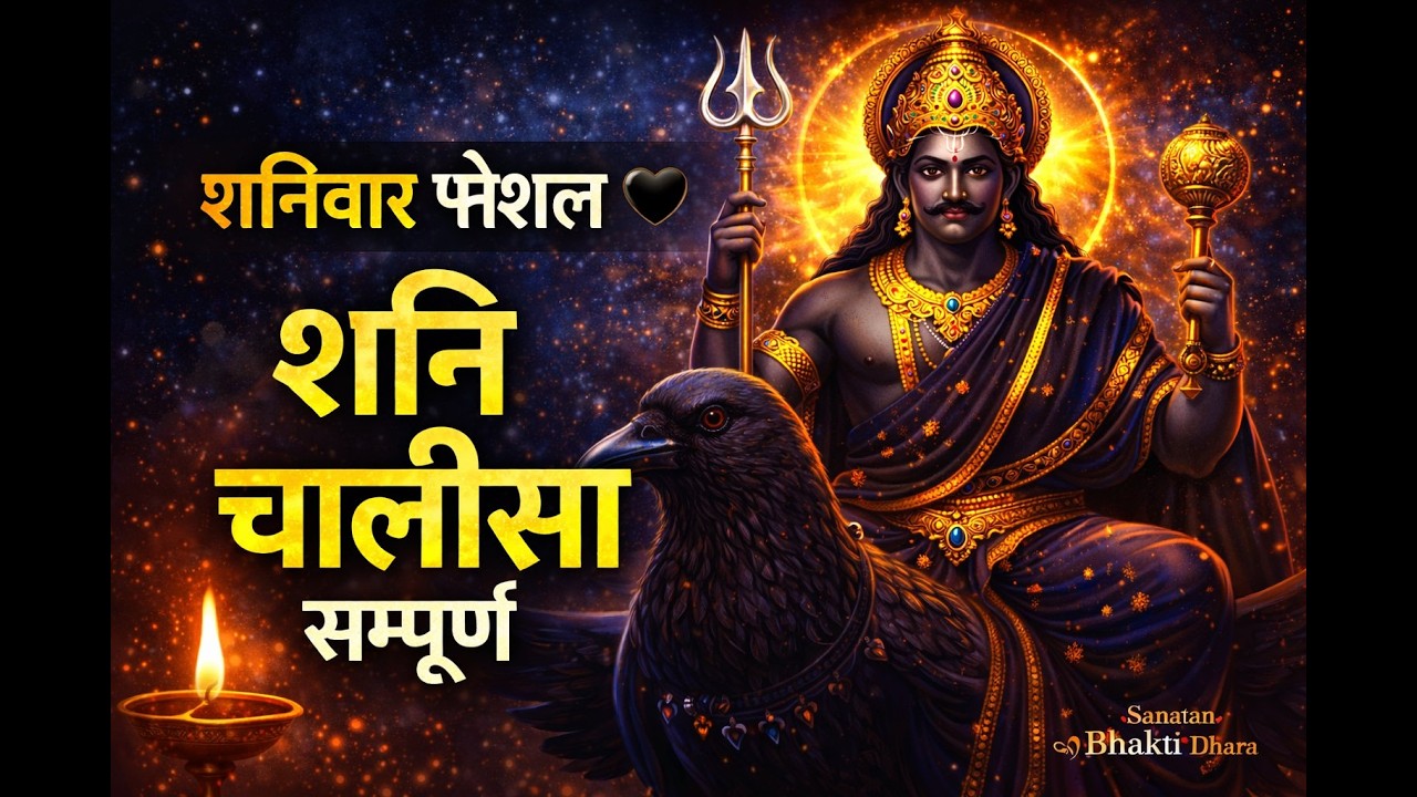 शनिवार विशेष 🙏 श्री शनि चालीसा | Shani Chalisa Full | शनि दोष निवारण