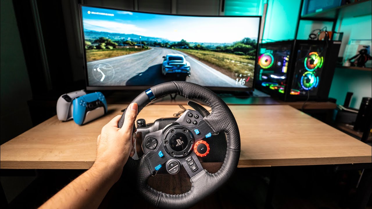 (POV) essa é a sensação de jogar com volante - Logitech G29