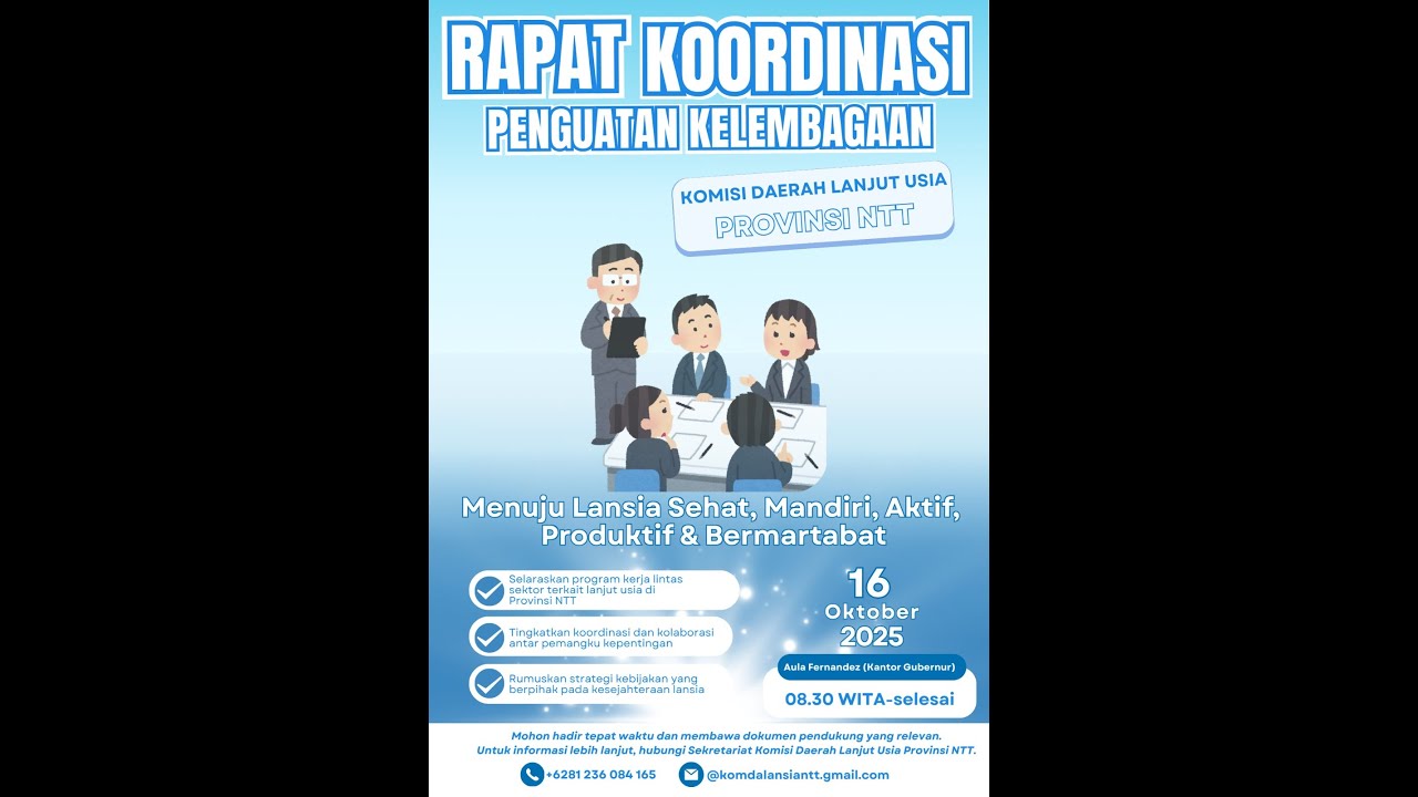 Rapat Koordinasi Penguatan Kelembagaan