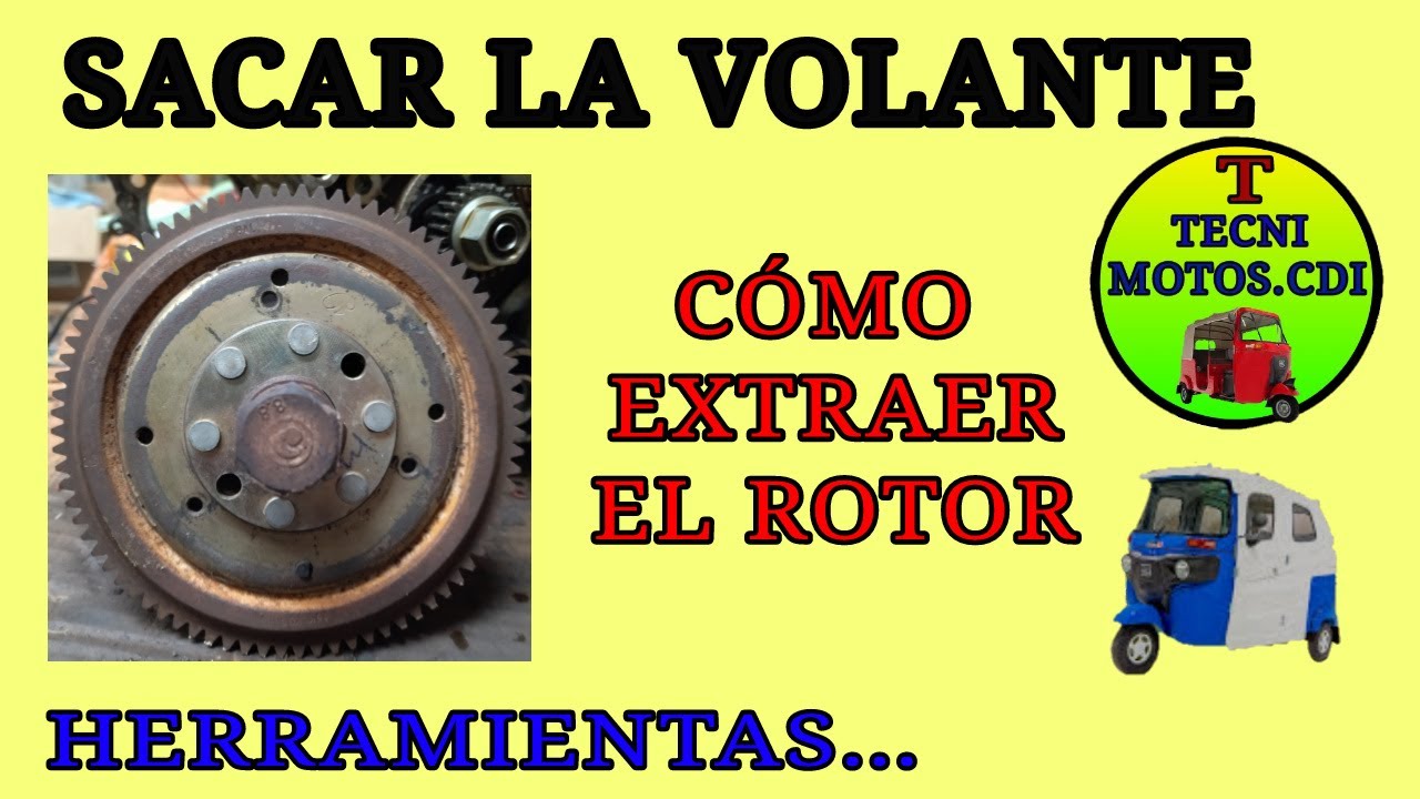 COMO EXTRAER LA VOLANTE MAGNETICA   HERRAMIENTAS