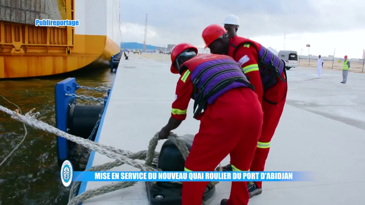 Mise en service du nouveau quai roulier du PAA