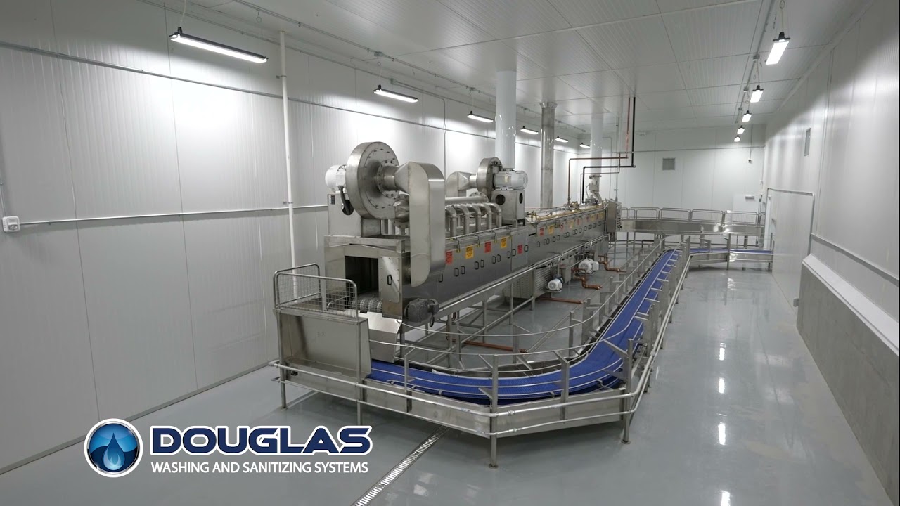 Douglas Washing and Sanitizing Tunnel Washer