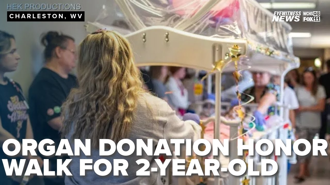 2-year-old West Virginia girl saves four babies with organ donation, receives honor walk