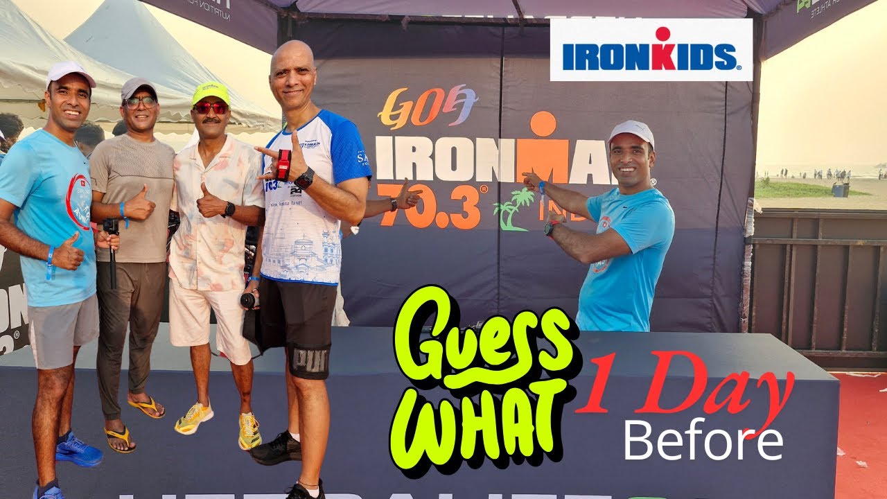 1 days to Go Ironman70.3 Goa | IronKid | Bike Submission | Swim-Bike Transition | Ironman Guide