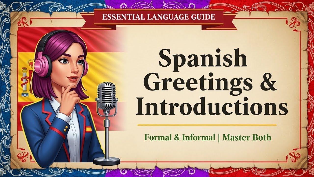 Spanish Greetings & Introductions || Formal & Informal