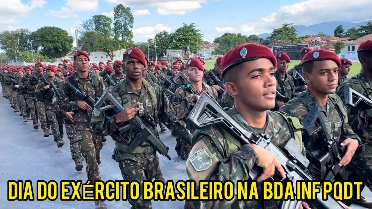 Solenidade Comemorativa ao Dia do Exército Brasileiro na Brigada de Infantaria Paraquedista 🦅