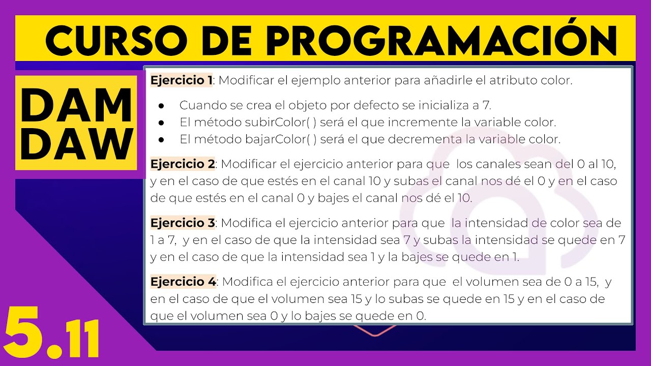 JAVA: Ejercicios OO Clase Televisor ☕ DAM - DAW