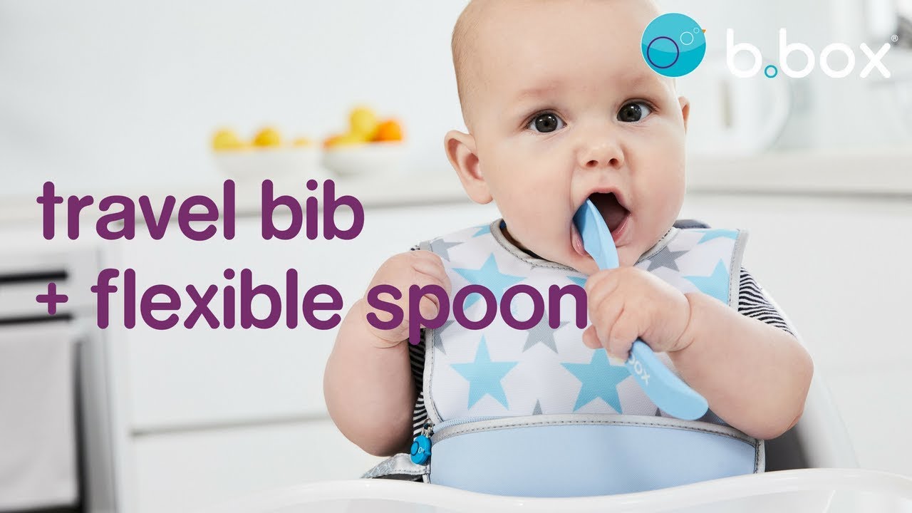 b.box travel bib + flexible spoon