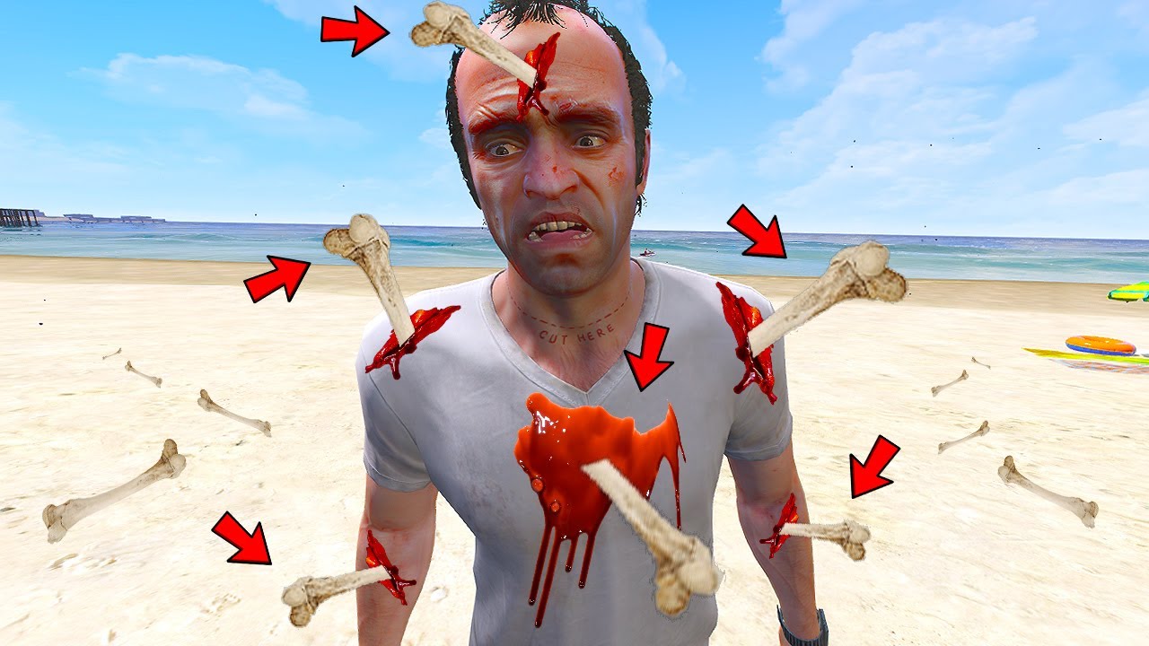 СЛОМАЛ ВСЕ КОСТИ ТРЕВОРУ в ГТА 5 МОДЫ! ОБЗОР МОДА в GTA 5 ВИДЕО