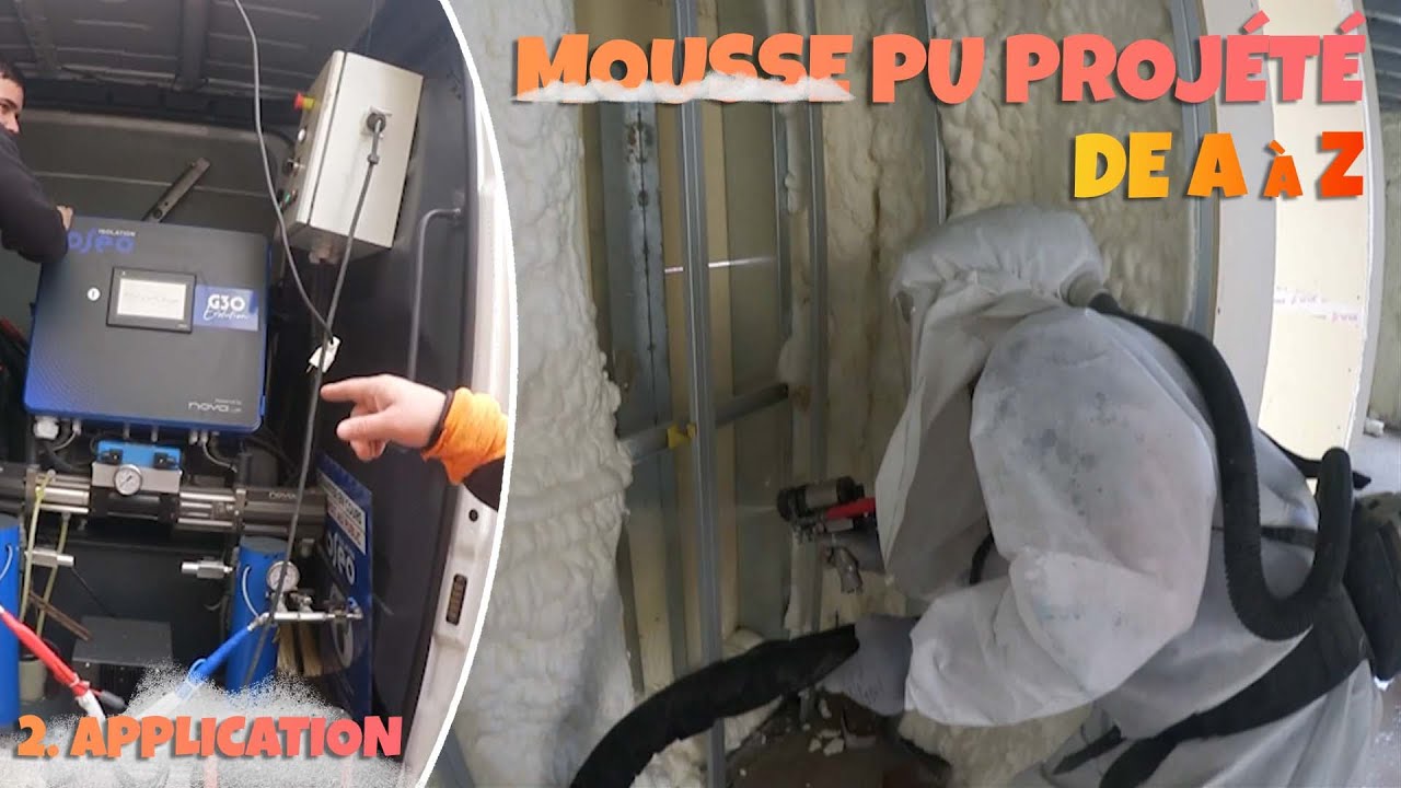 1/2 ⏩ Mousse Polyuréthane Projetée en chantier de A à Z ( avec OSEO )