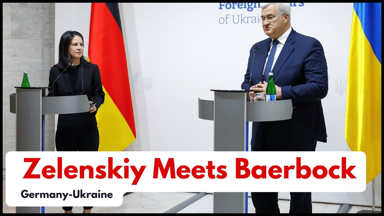 Live: Zelenskiy Meets Baerbock | Joint Press Conference Germany-Ukraine