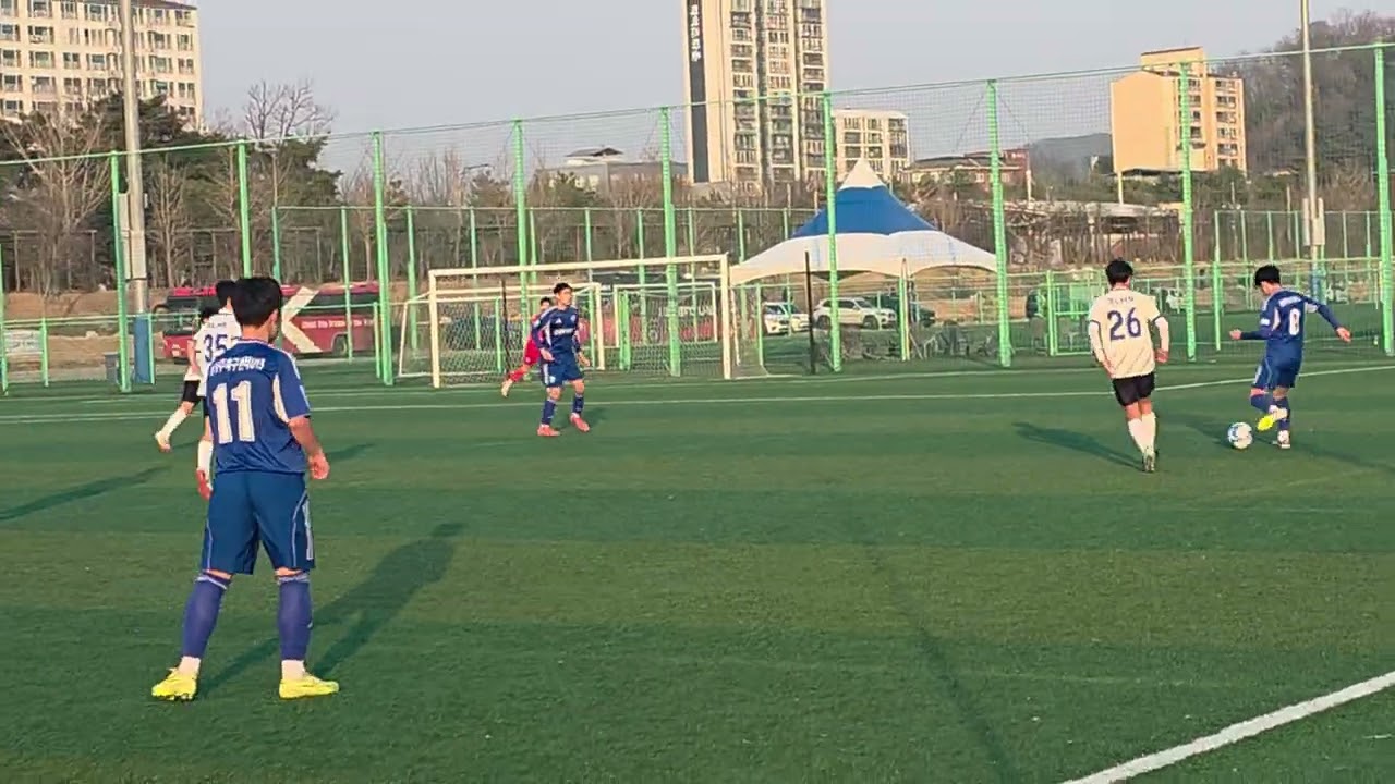 2026년합천동계훈련(전반전) 신입생(진학경기)신라고등학교 1 : 0 남양주FC U-152026-01-14 합천2구장