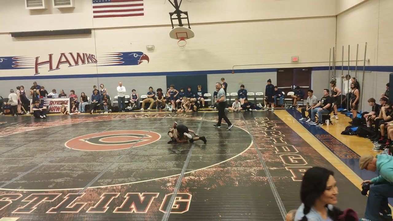 Shahala Wrestling, March 12, 2026, Camas, WA. Match 1, 106lbs. VS Skyridge (Camas)